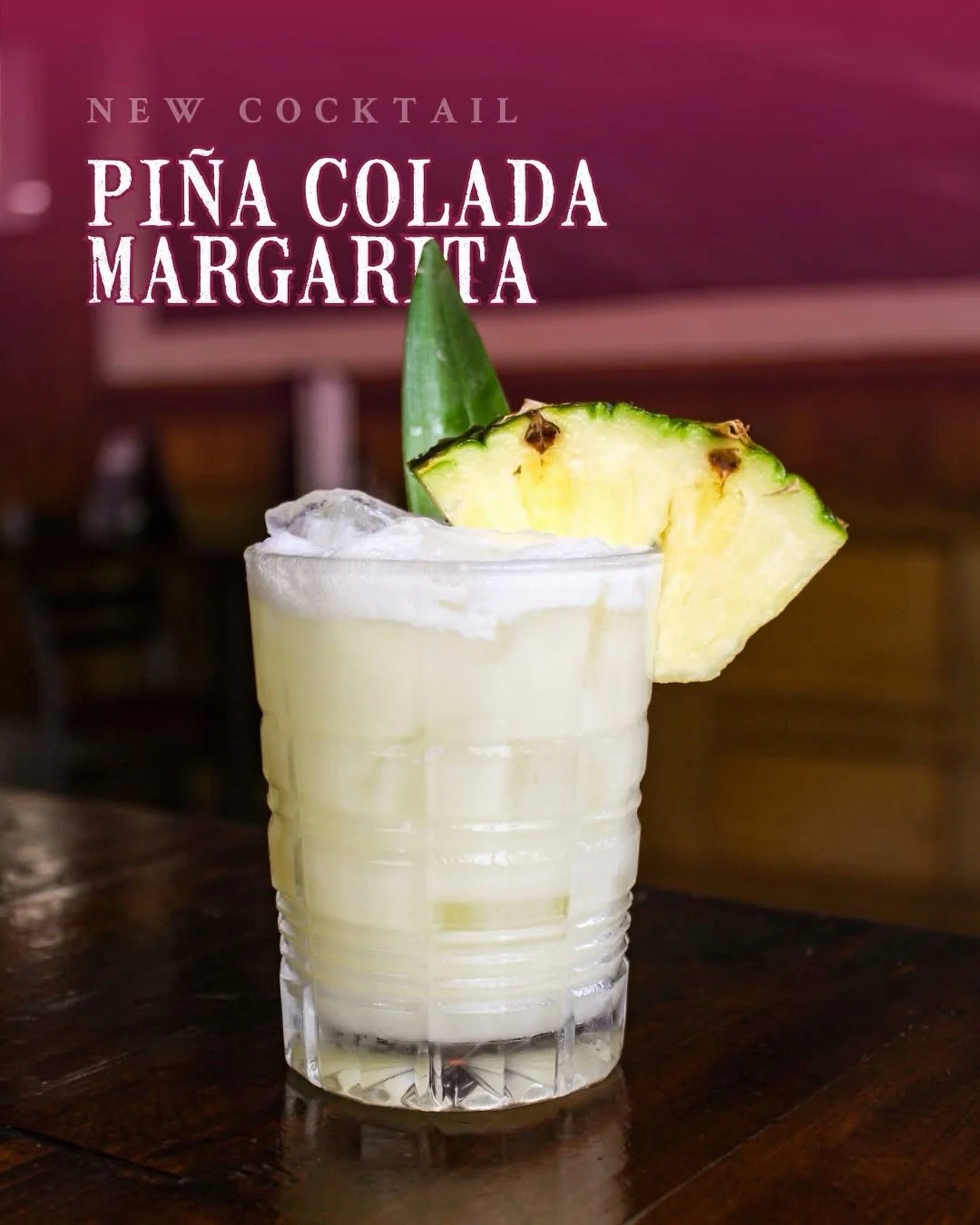 Cheers to summer and the weekend with our NEW Pi&ntilde;a Colada Margarita! 🥥✨

Coraz&oacute;n Blanco Tequila, triple sec, pineapple juice, lime, cream of coconut &mdash; here for a limited time!