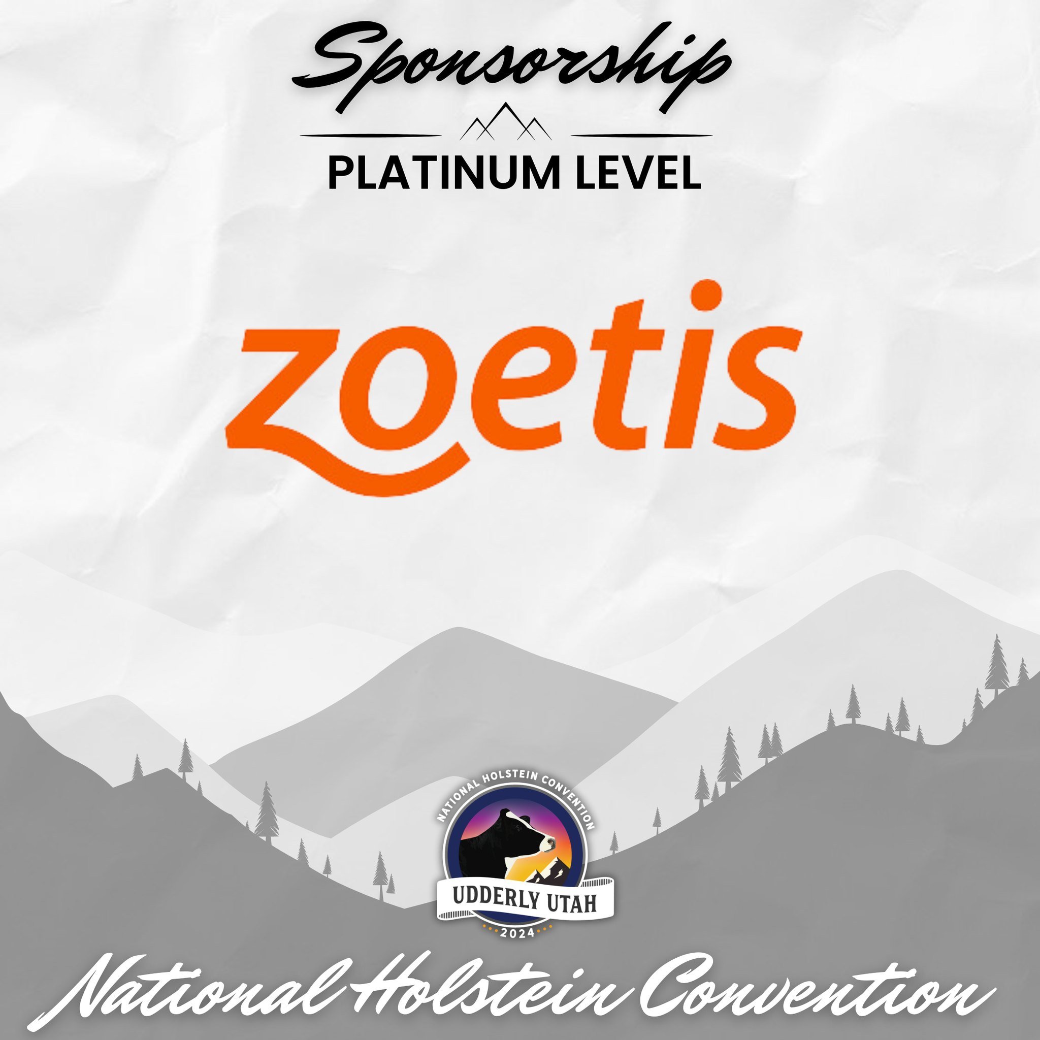 Next on our sponsorship spotlight is @zoetiscattle! 

Thank you to Zoetis for their platinum-level sponsorship! Your unwavering support for the Holstein community is incredibly valued. We couldn't do it without you! 🐄⛰️

Discover all of our fantasti