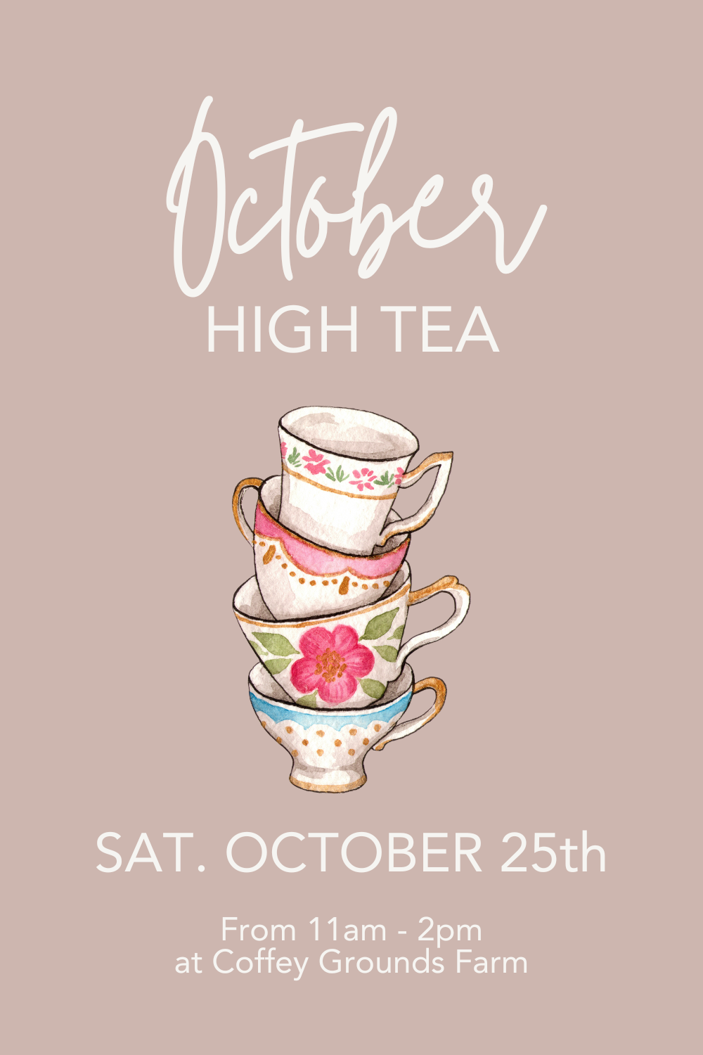 October 2025 High Tea