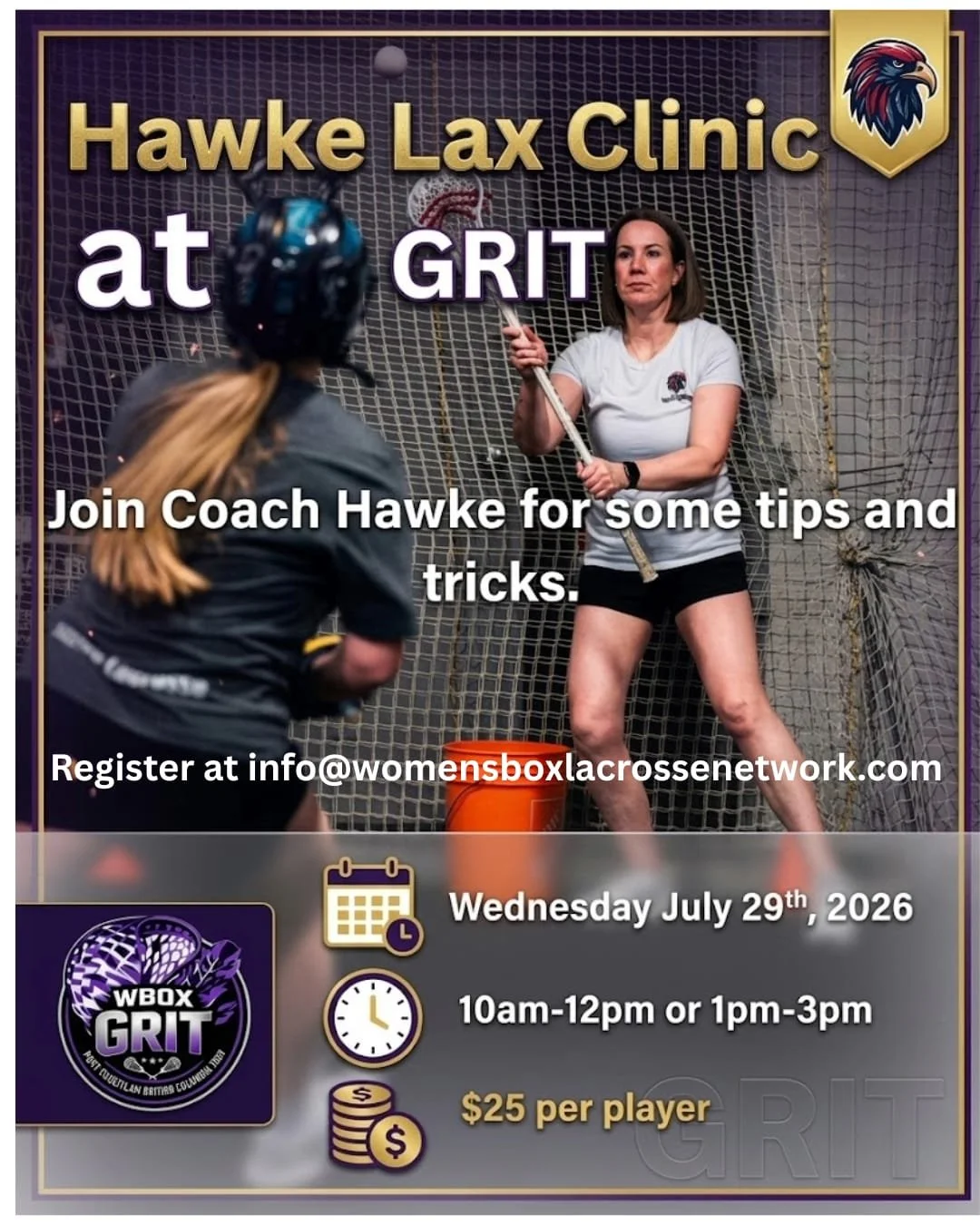 Hawke Lax Clinic at GRIT