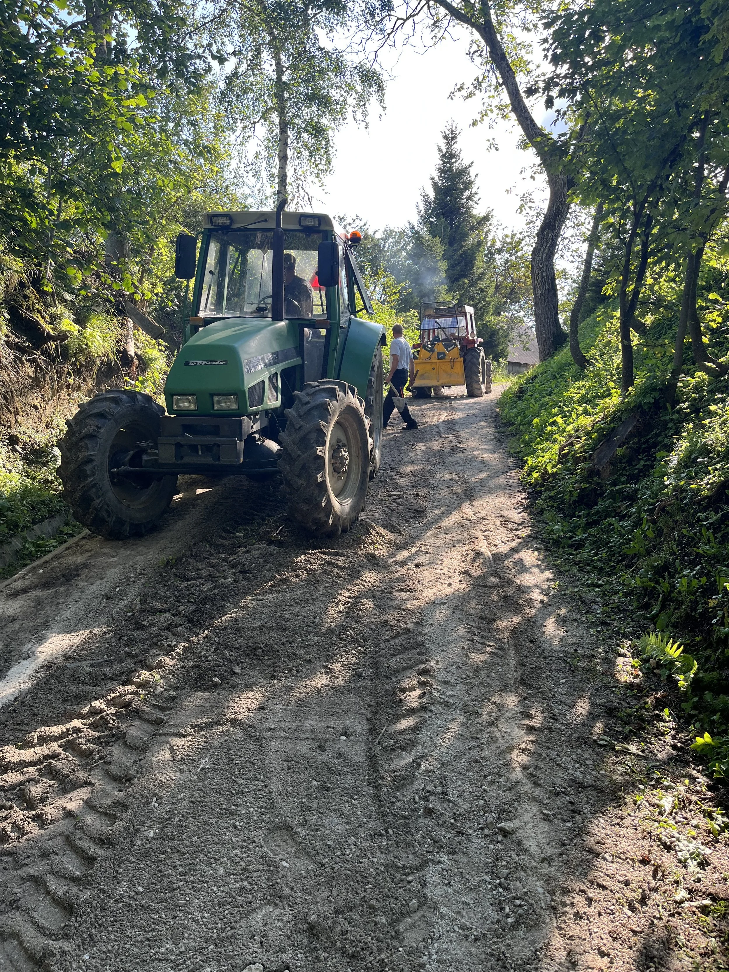 Sanacija ceste po neurju