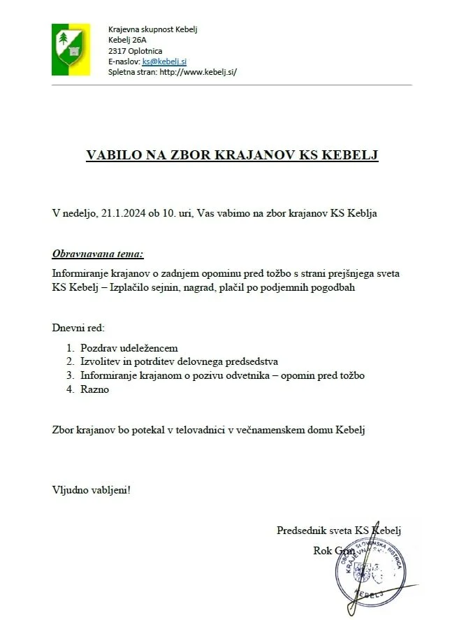 VABILO