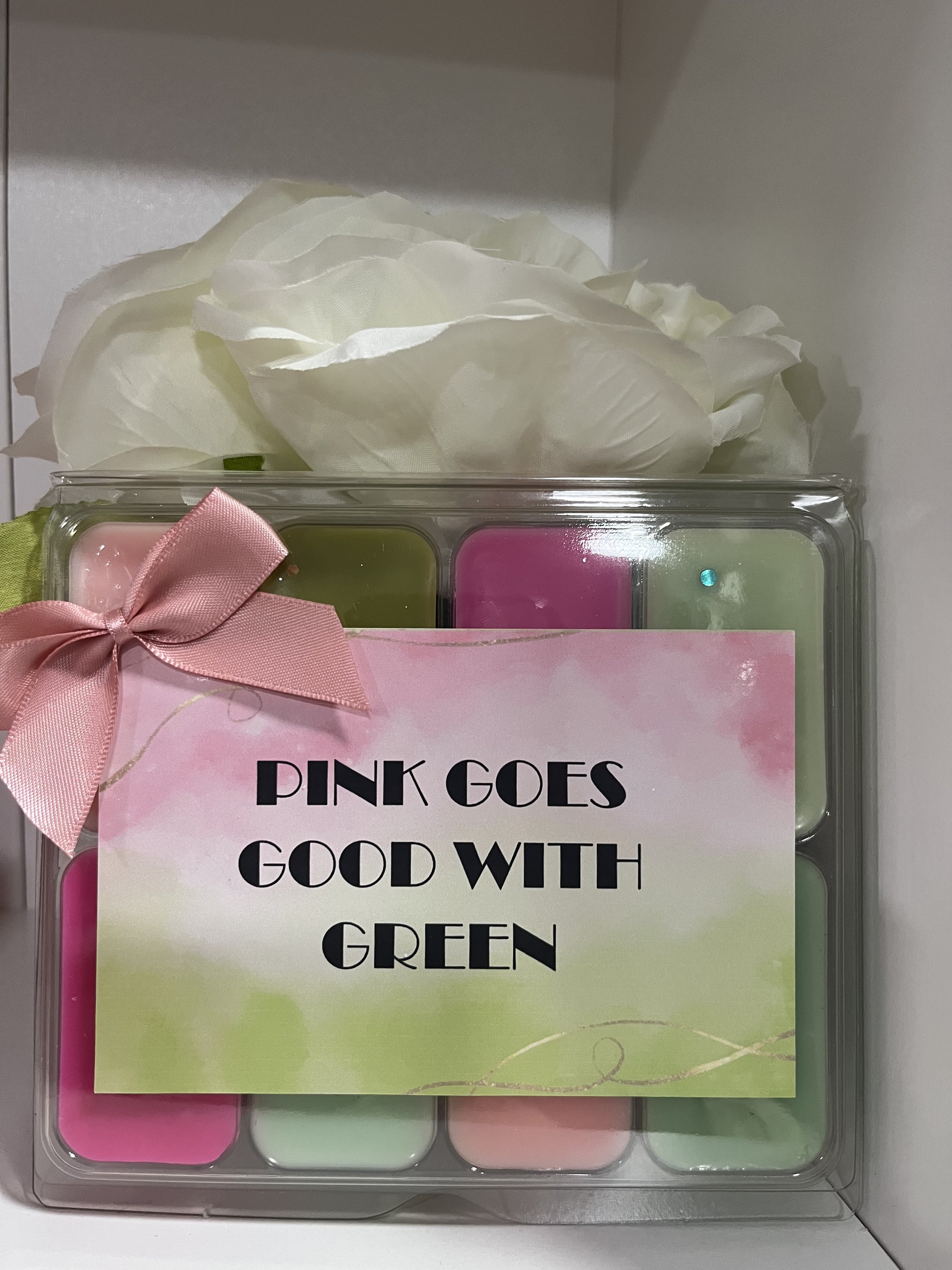Pink goes good with green