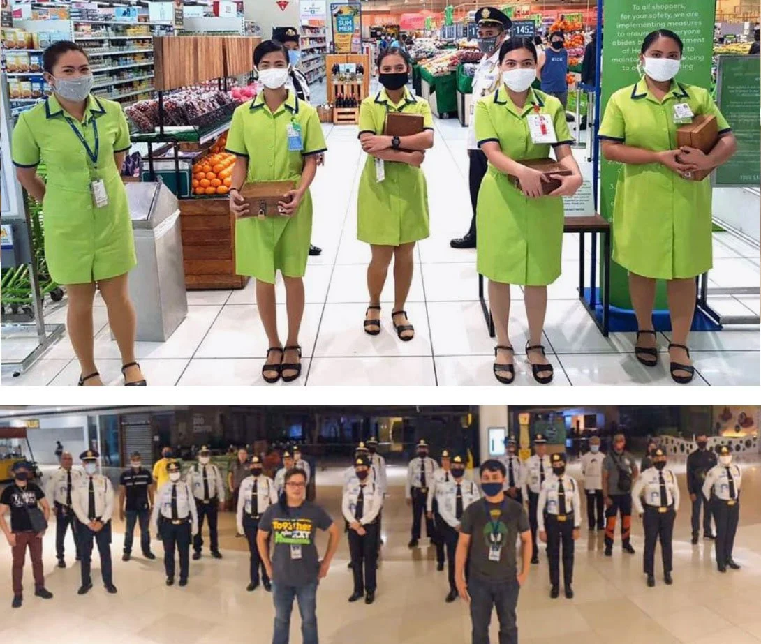 The Philippines is a service-oriented country. You can see it in what people wear.