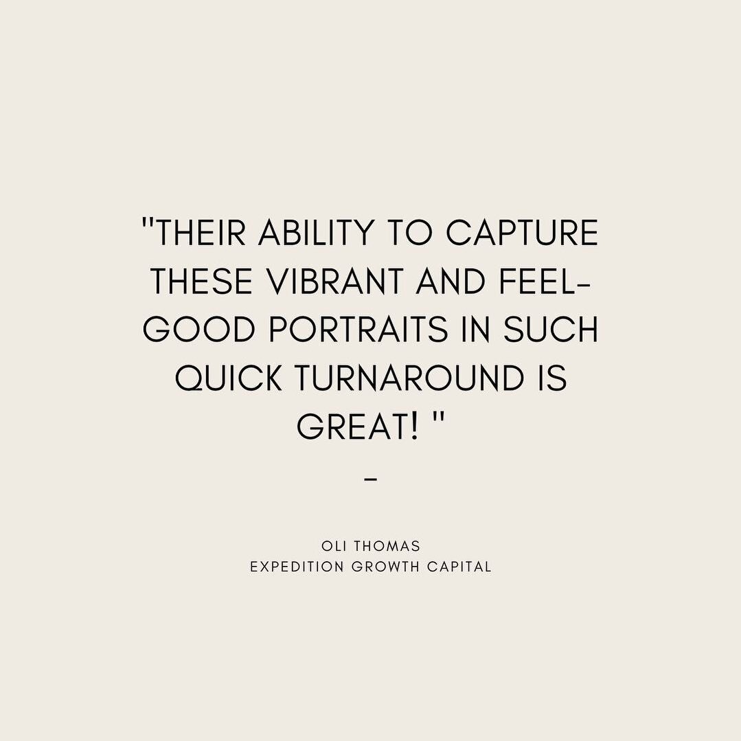 Another great review from a client. Our greatest skill with Corporate headshots is getting something really stylish out of each subject without spending ages aiming a camera at them. We also send over the edits within 4 days 👌
-
-
-
-
-
#corporatehe