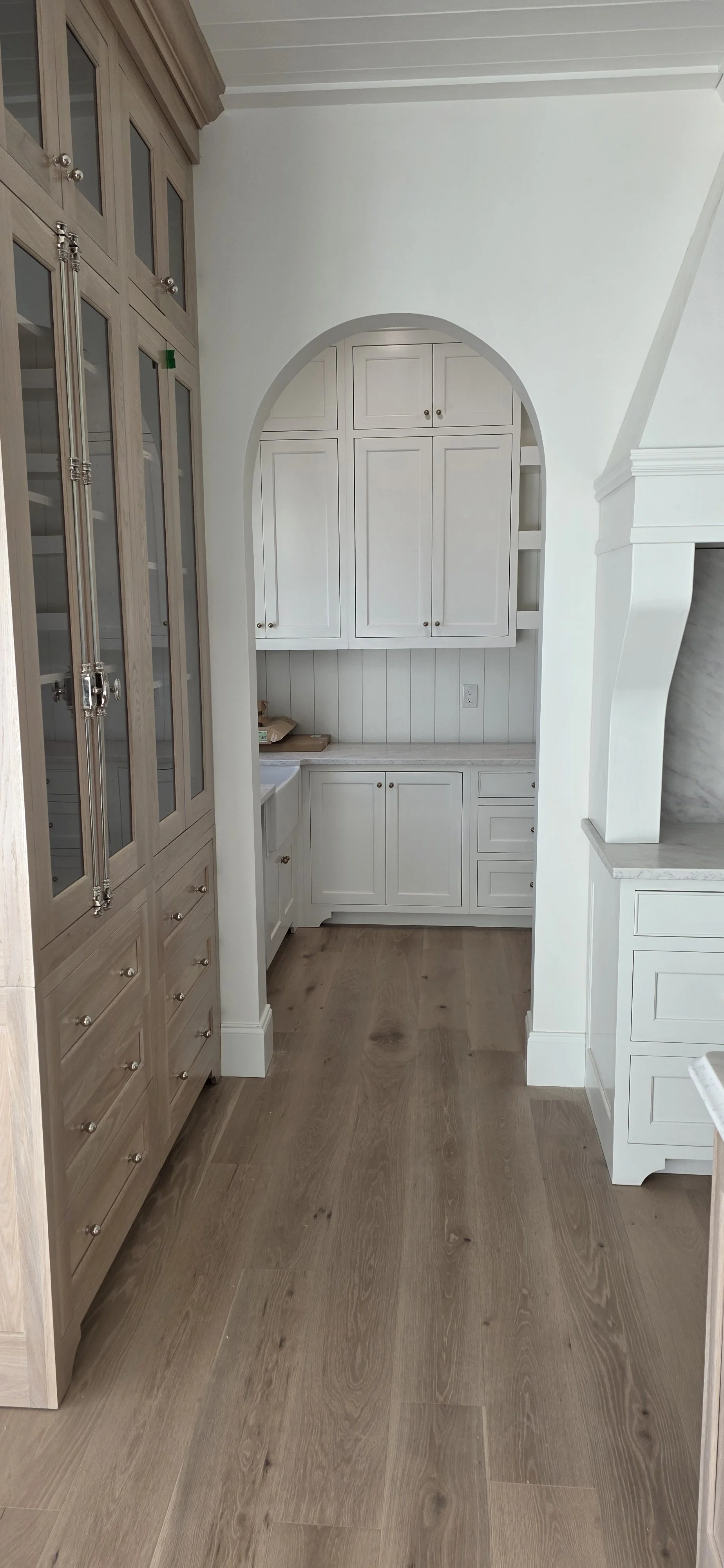 View from the Kitchen into the Pantry!