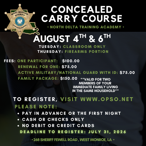 Concealed Carry Class