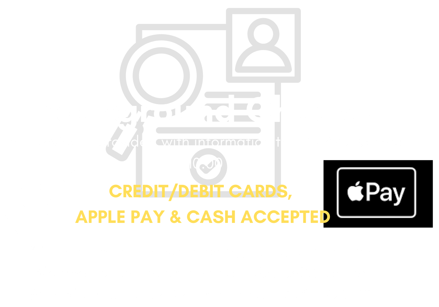 Records/Identification — Ouachita Parish Sheriff's Office