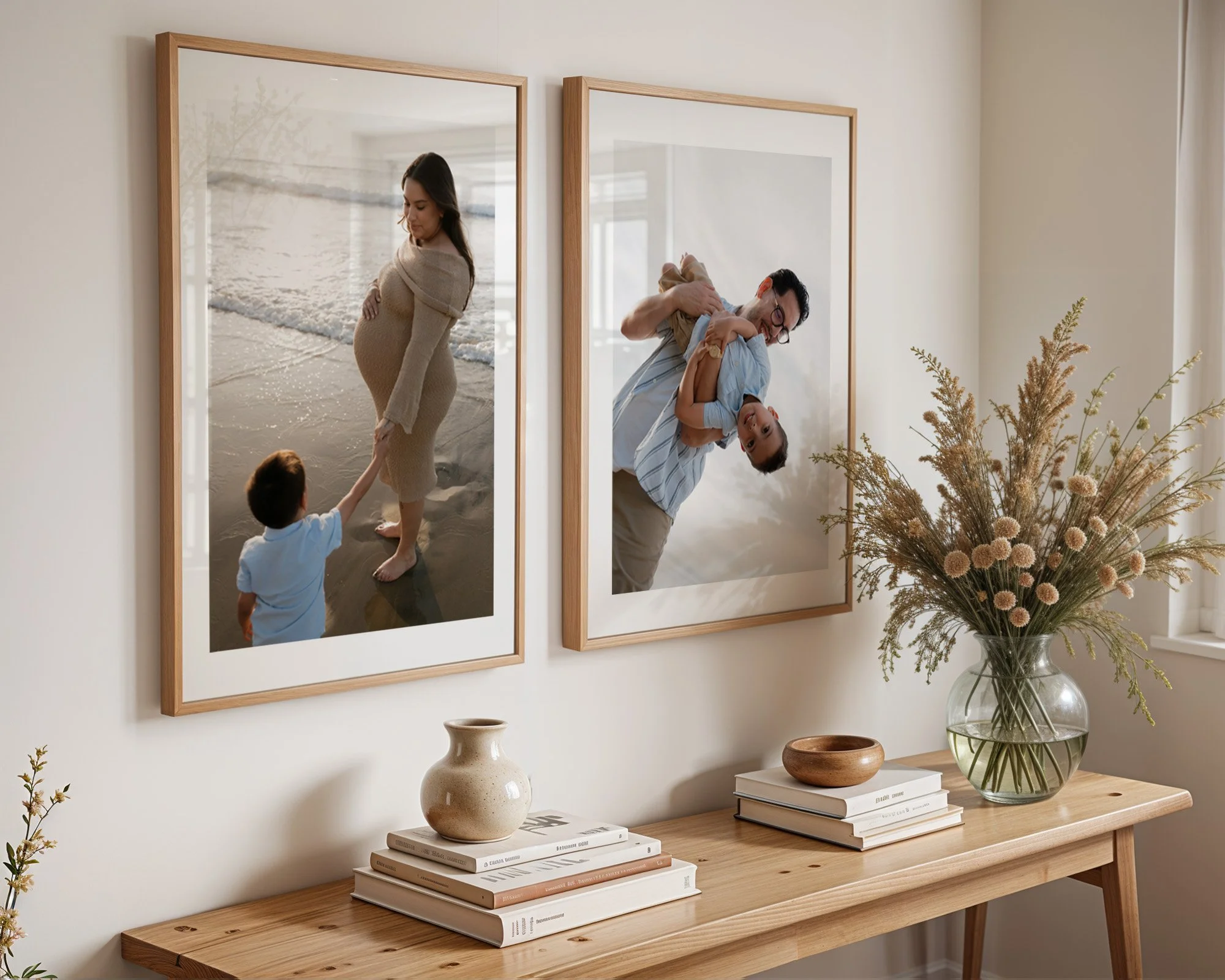 Duo framed all of family beach session in Los Angeles