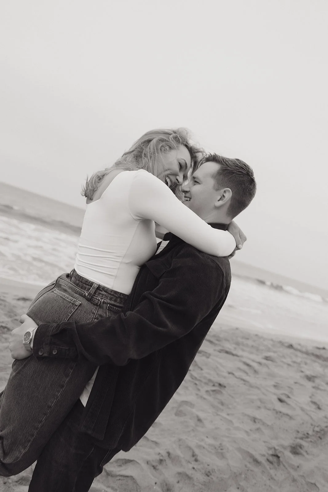 Palos Verdes California Engagement Session, Couples Beach photography