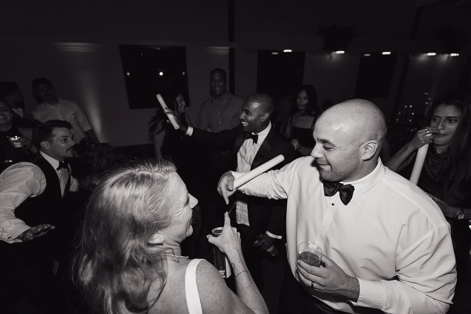 Urban Palms Wedding Reception, bride and groom dancing, lifestyle candid documentary Los Angeles photography