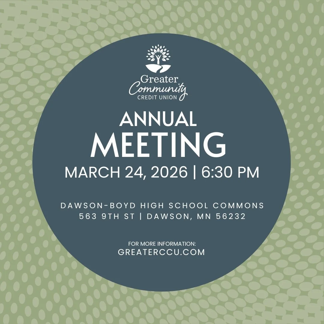 The 2026 annual meeting is Tuesday, March 24th. All members are welcome to attend. We hope to see you all there!