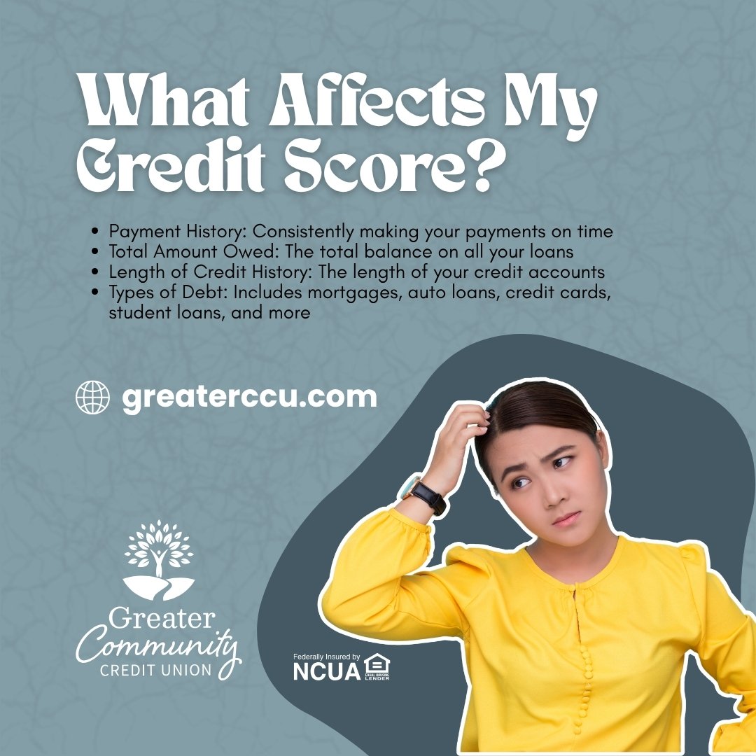 Deciphering what affects your credit score can be confusing! There are many things that can change your credit score, but these are 4 of the biggest ways that your credit score is affected.