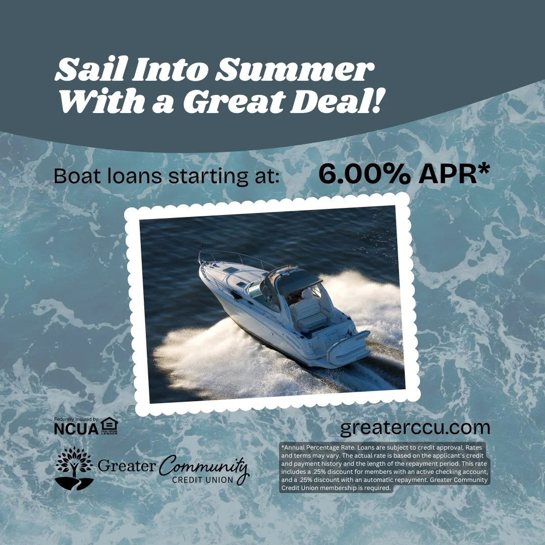 🌊Hit the open water this summer in a new boat!🚤 Visit our website to learn more or to apply.