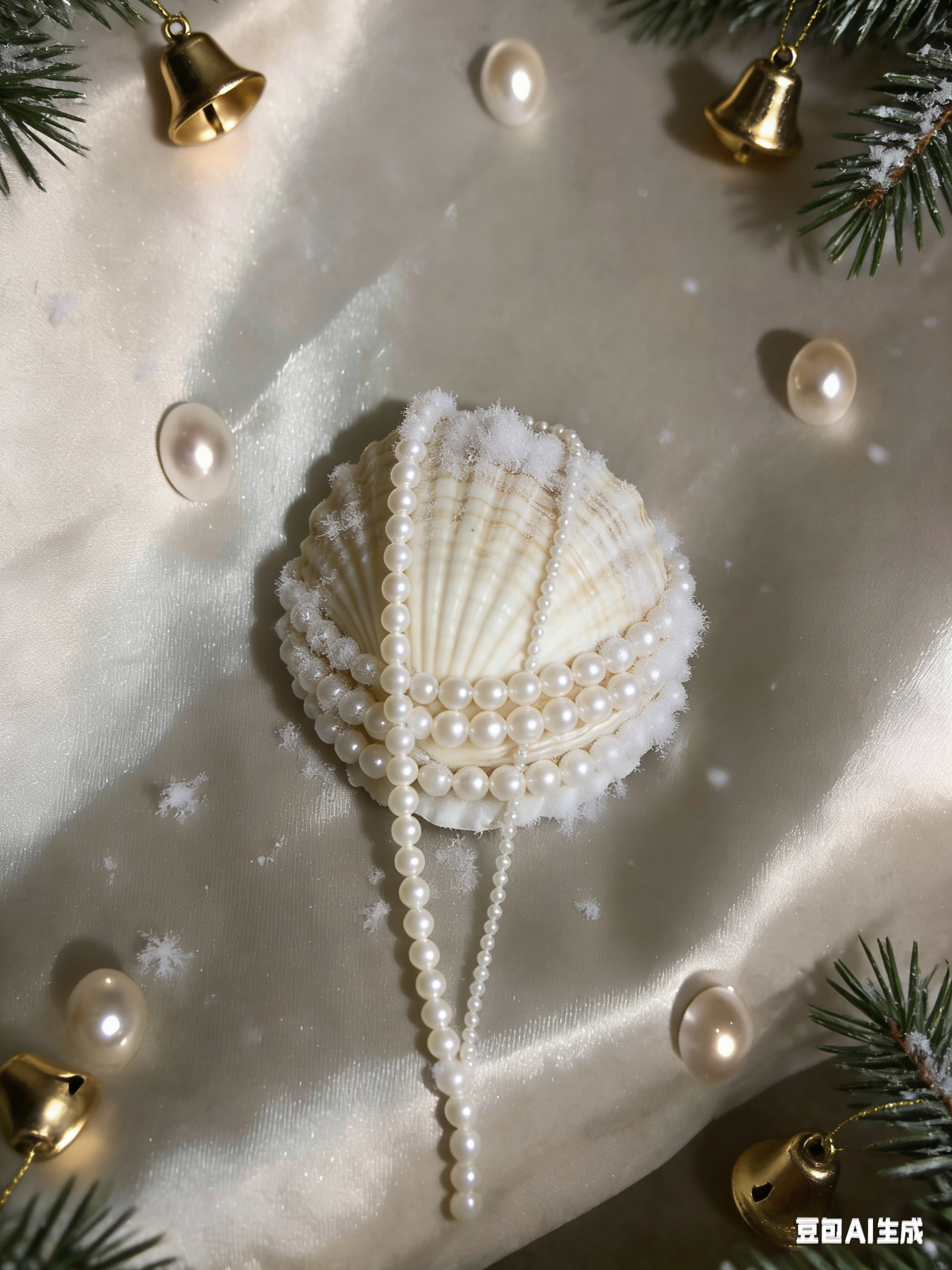 Pearl shell Christmas vibe