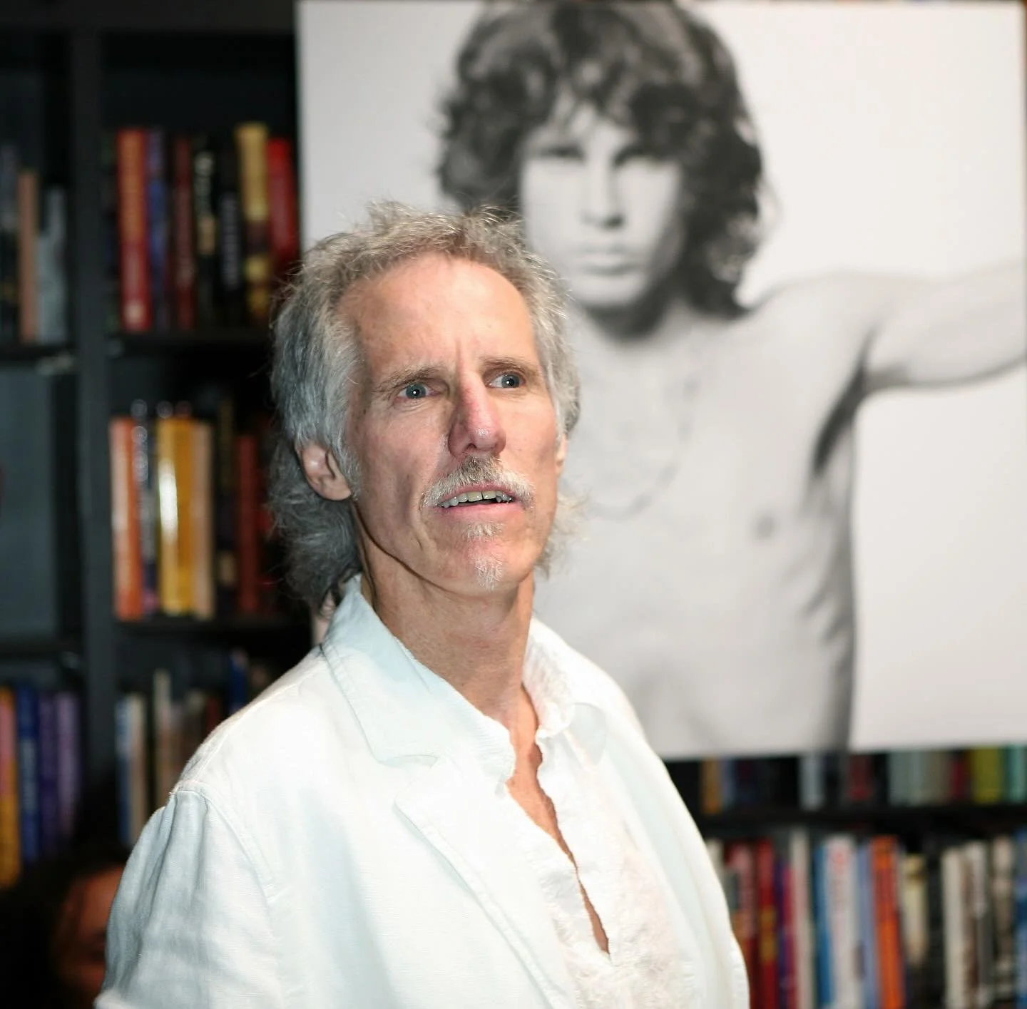 Around this time in &rsquo;06, we were at Book Soup in Los Angeles, CA toasting 40 years of The Doors. Now it&rsquo;s 60&hellip; makes me wonder what the 80th will look like. Hopefully still going loud.

Photo courtesy of Getty Images.