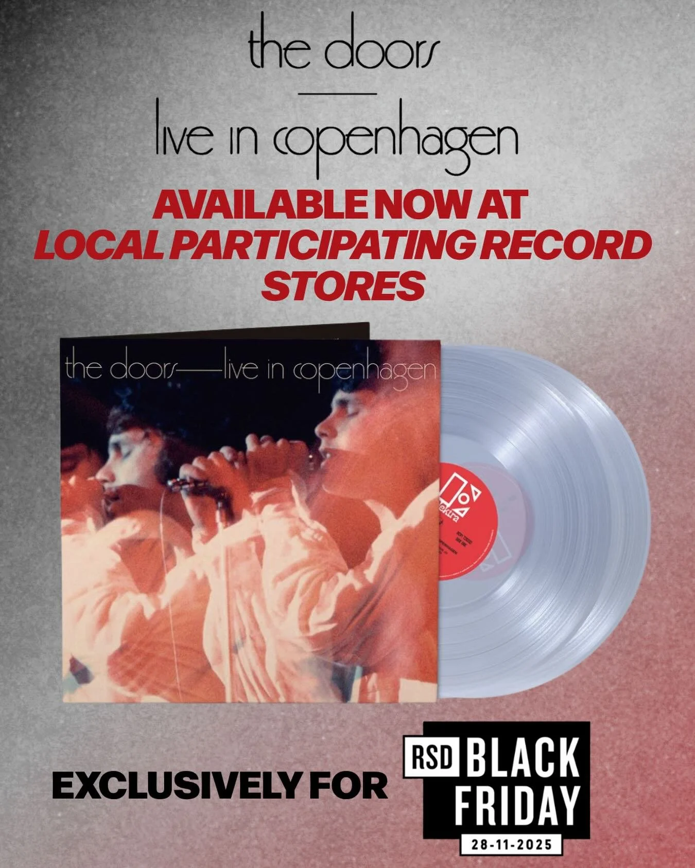 #Repost @thedoors 

Out Now for #RSDBlackFriday: THE DOORS - LIVE IN COPENHAGEN

This previously unreleased concert was recorded at Falkoner Centret in Copenhagen, Denmark on September 17, 1968 and is now available for the first time.

The 2-LP set, 