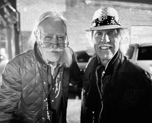 It was a honor to re-connect with the &lsquo;Master of Ceremonies&rsquo; of Woodstock, at Robby&rsquo;s 80th birthday bash.  Last time I saw Chip Monck, Tony nominated lighting designer,  was when he secured me a spot on the side of the stage when Jo