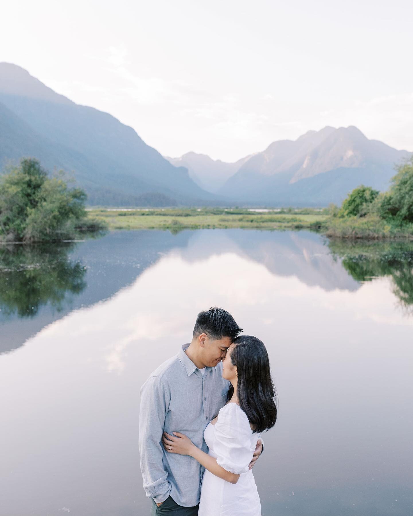 Congratulations to A &amp; R for tying the knot yesterday! ✨ They had hoped for an outdoor ceremony in Pemberton and even though it was forecasted to rain the whole weekend, the skies cleared up just long enough for them to say their vows. Nothing sh