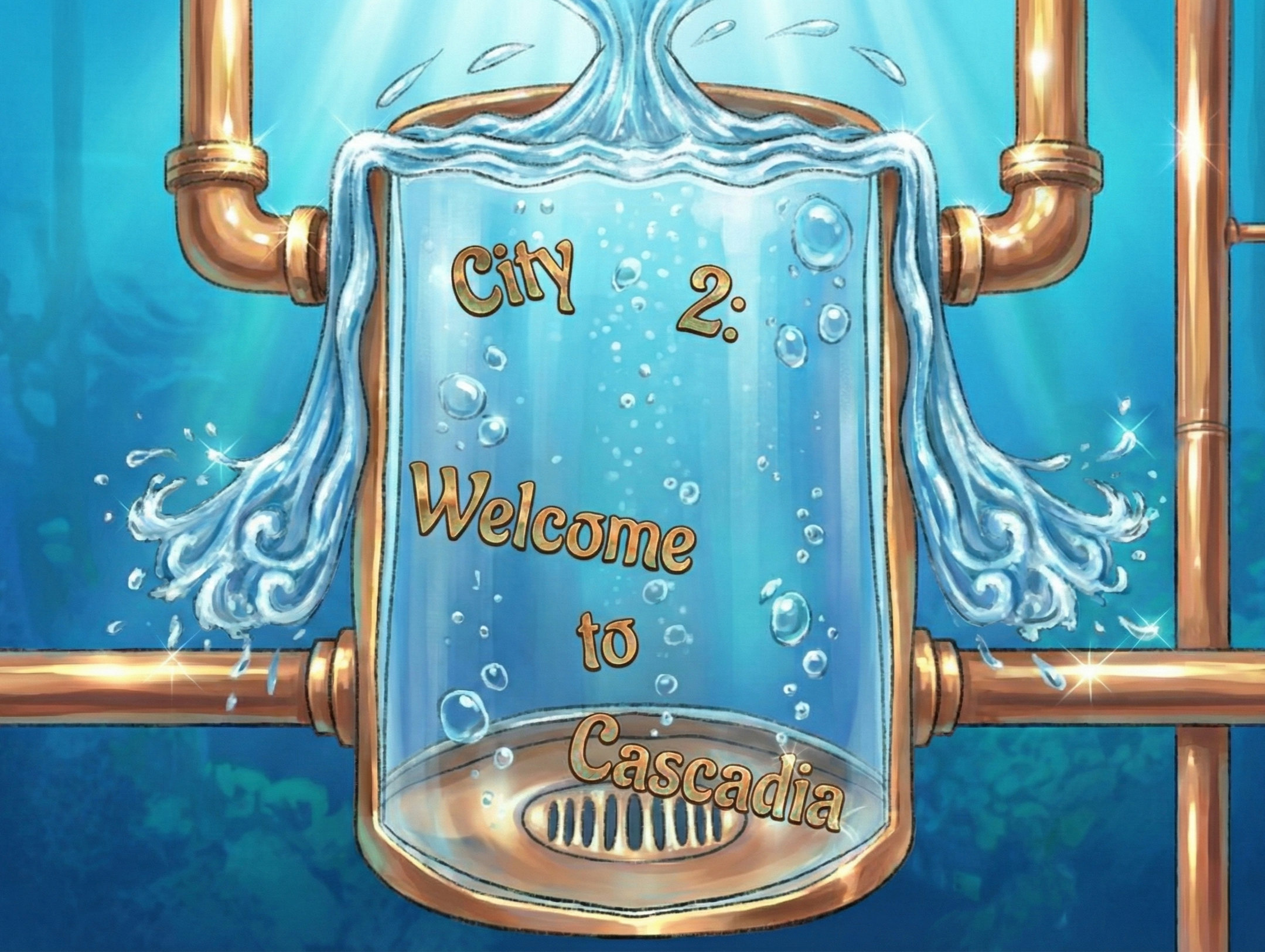 Cascadia sign colorized