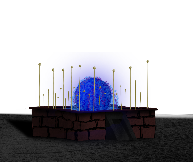 The Fountain: The remnants of an old beautiful home, but it holds a great evil from within. Looking down into it seems endless. Every so often a show moment occurs. Poe from the house above sees an image that haunts him, so he begins to write. His ro