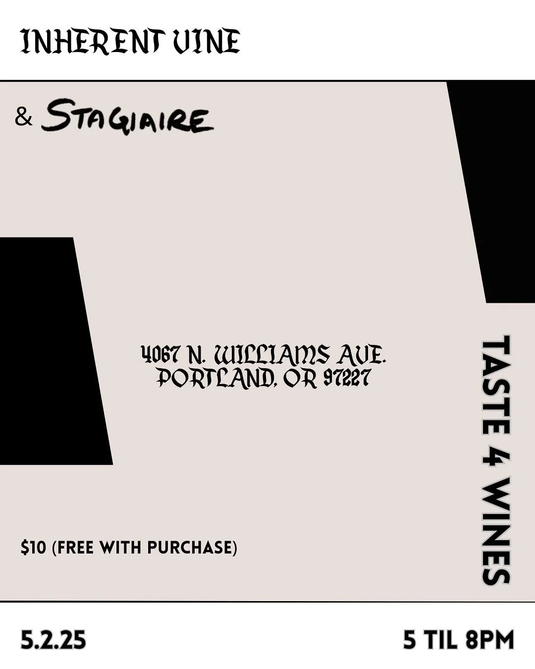TOMORROW~ Treasure Island&rsquo;s own Brent Mayeaux will be at the shop pouring @stagiaire.wine new vintage from 5-8pm. These wines are always shop favorites, and we can&rsquo;t wait to share &lsquo;em with you! 

Brent works with vineyards along the