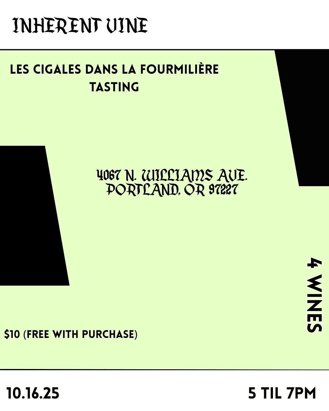 Join us and our buds @chausse_selections from 5-7pm on Thursday the 16th as we open some bottles from one of our favorite wineries in the Languedoc, @lescigalesdanslafourmiliere !

Ivo and Julie, the duo behind Les Cigales dans la Fourmili&egrave;re,