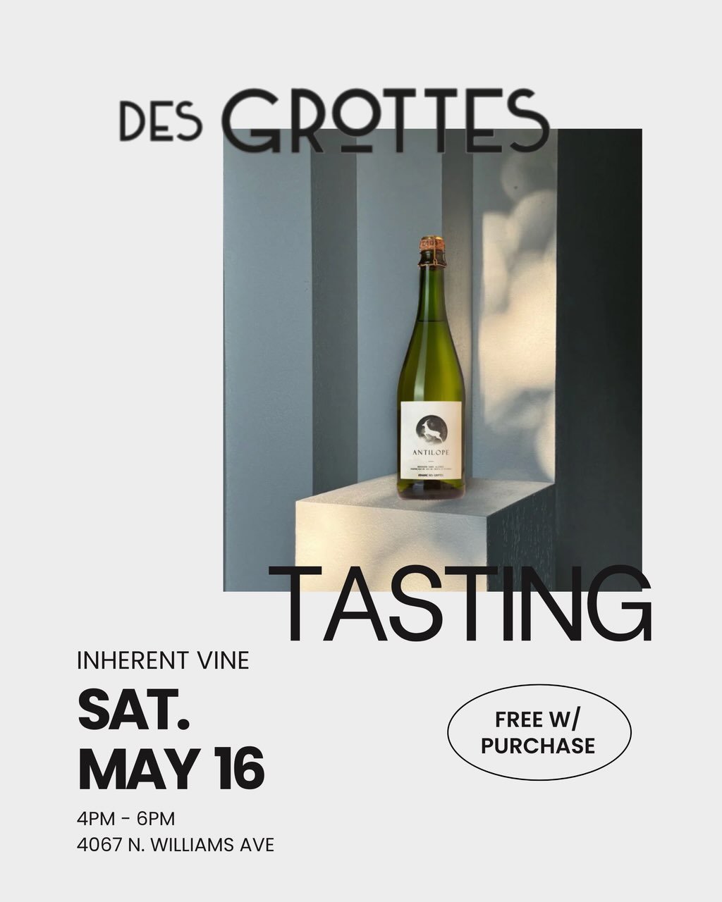 We&rsquo;re absolutely thrilled to host Romain of Domaine des Grottes on Saturday where he&rsquo;ll pour some of the most exciting and innovative wines (and beyond!) coming out of Beaujolais, France! There will be Gamay, of course, but also pet-nats 