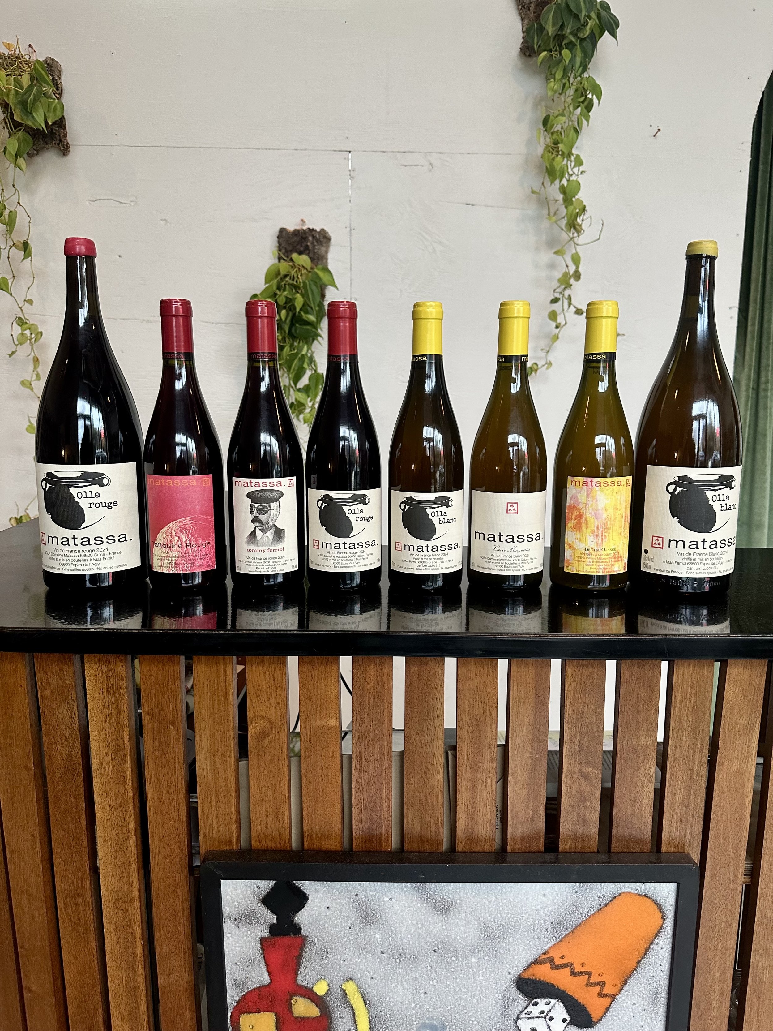 8 bottles of wine from the producer Matassa