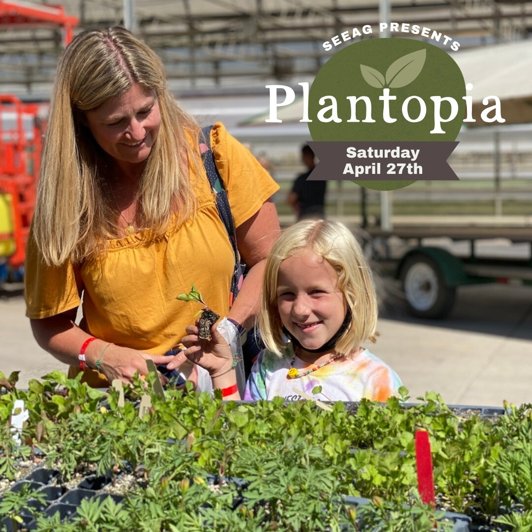 Spread the word! The 2nd Annual Plantopia &quot;U-Pick Your Garden&quot; event is back on April 27th!

Plantopia raises funds to support our free youth educational programs, where students learn about the farm origins of their food.

For a $35 donati