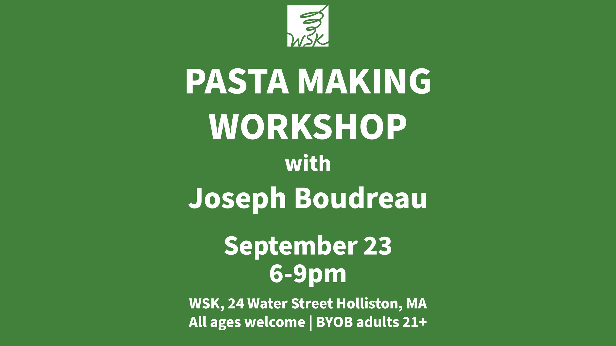 Pasta Workshop: Basics