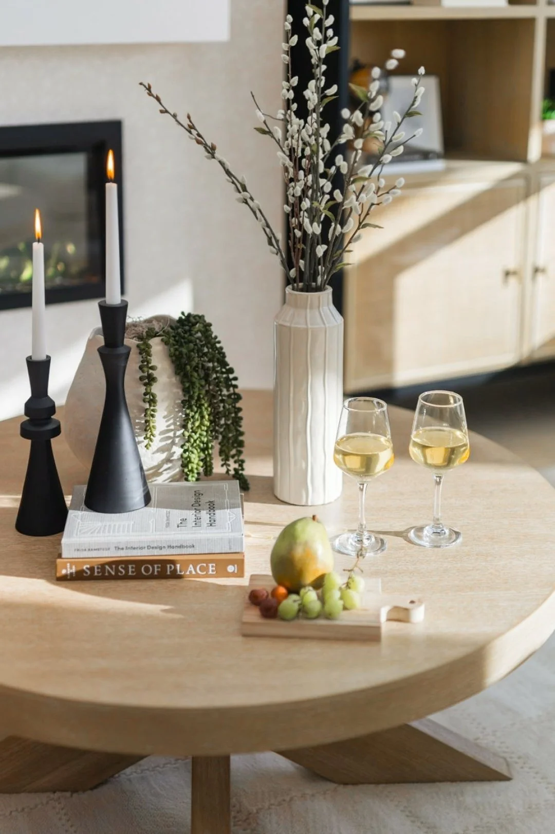 Starting the week with sunlight, good design, and a toast to everyday moments. 🥂

In Amberwood Manor, the living room is more than a space &mdash; it&rsquo;s a setting for connection, comfort, and casually refined entertaining.
&bull;
&bull;
&bull;
