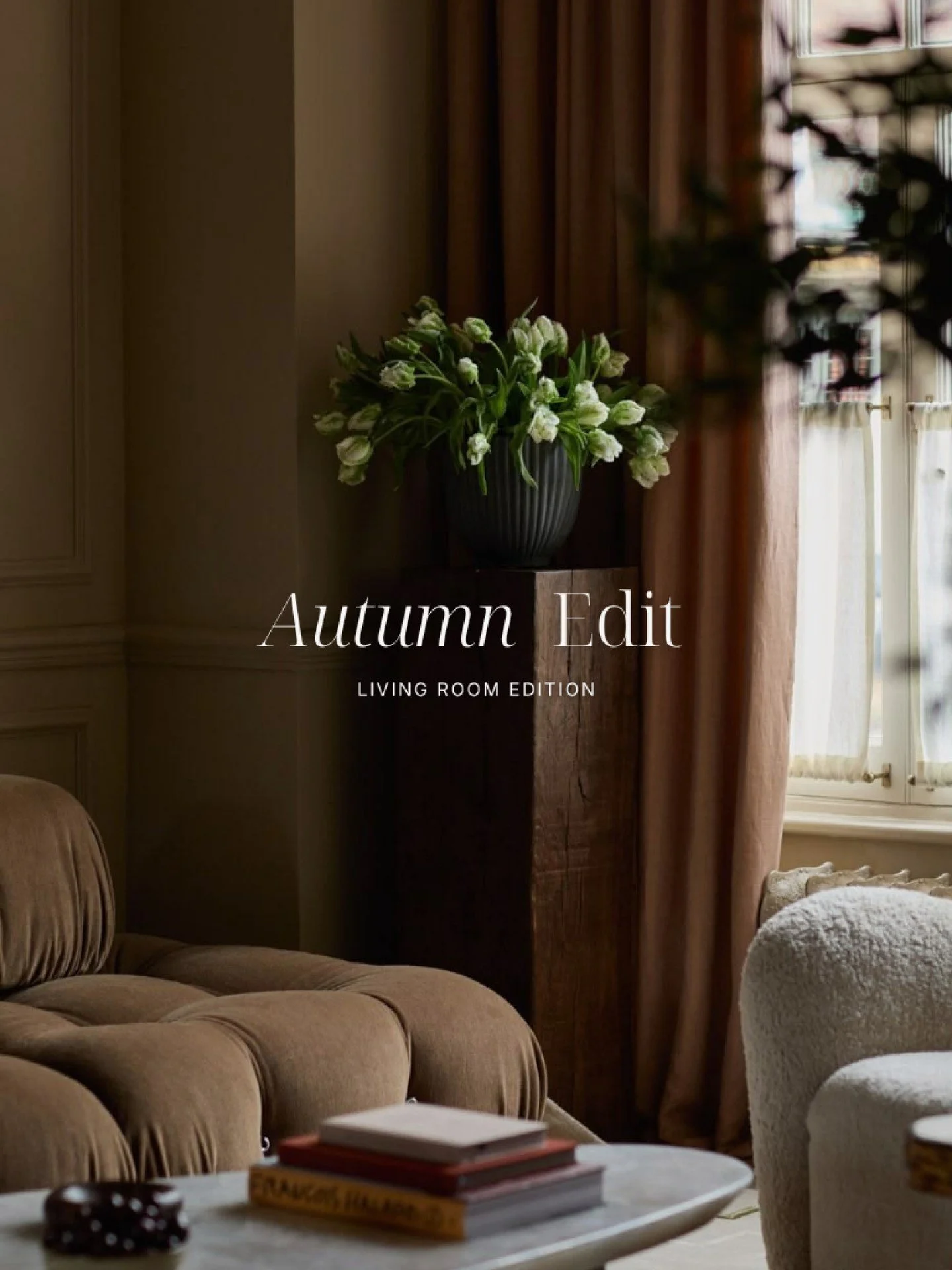 Autumn Edit | Living Room Edition

Fall doesn&rsquo;t have to mean completely restyling a room. We&rsquo;re more interested in subtle shifts that change how a space feels: richer colour, tactile materials, natural elements and softer light.

No.01 | 