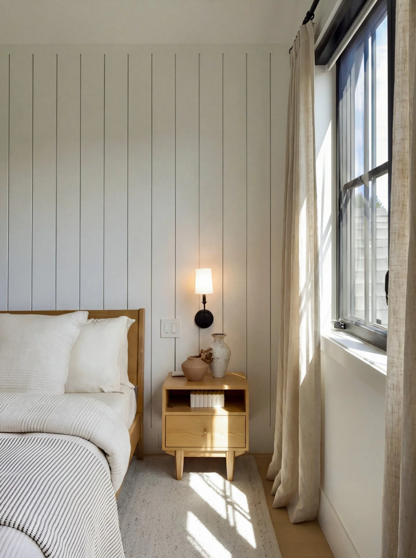 At Le Monarque, warm oak, soft linens and understated architectural detailing come together in a corner that feels especially inviting this time of year. A reminder that sometimes the simplest spaces leave the greatest impression.

#lemonarque #bedro