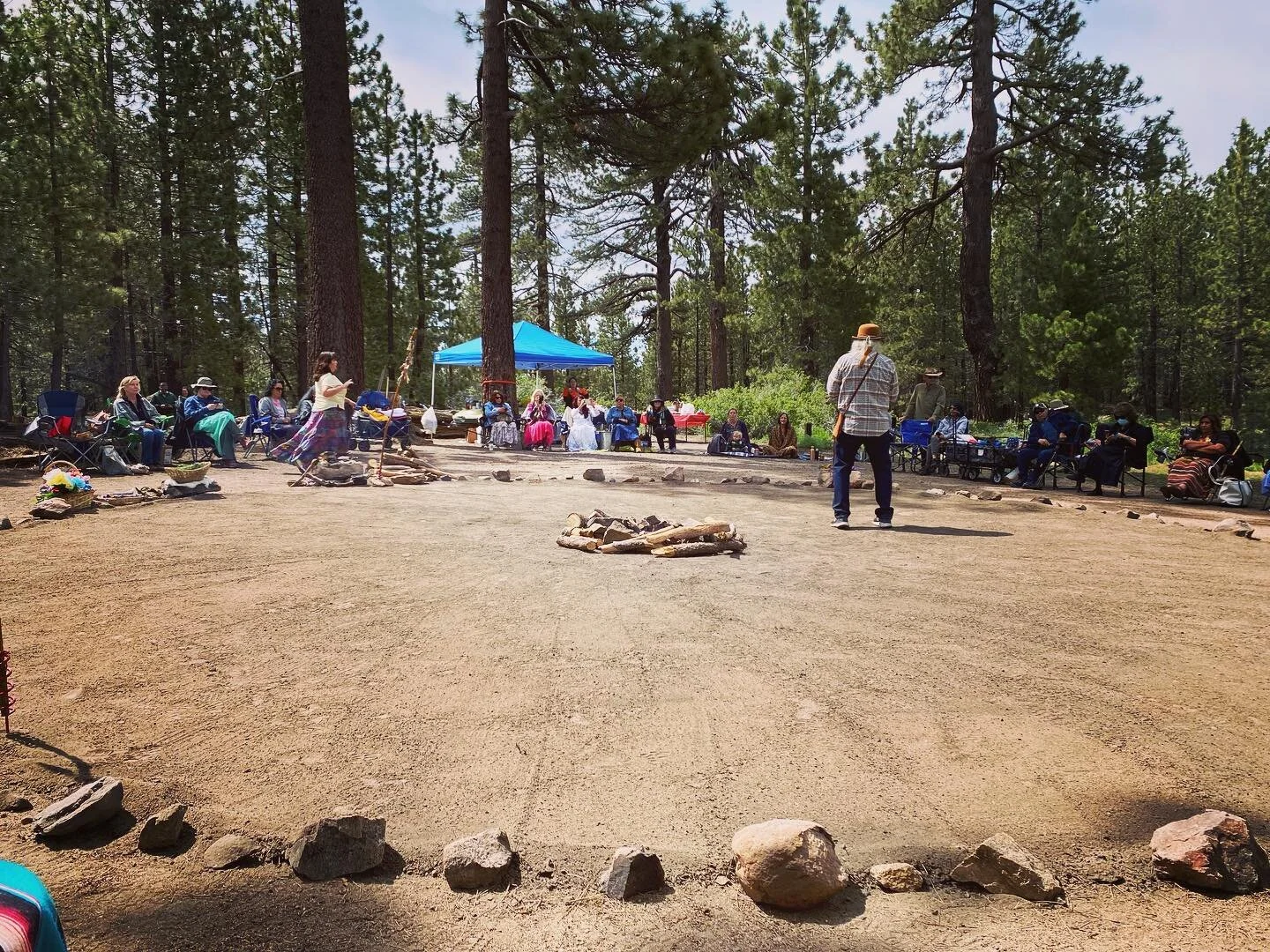 So grateful to join in ceremony at the Chumash Intertribal Summer Solstice yesterday. 🌞⛰️