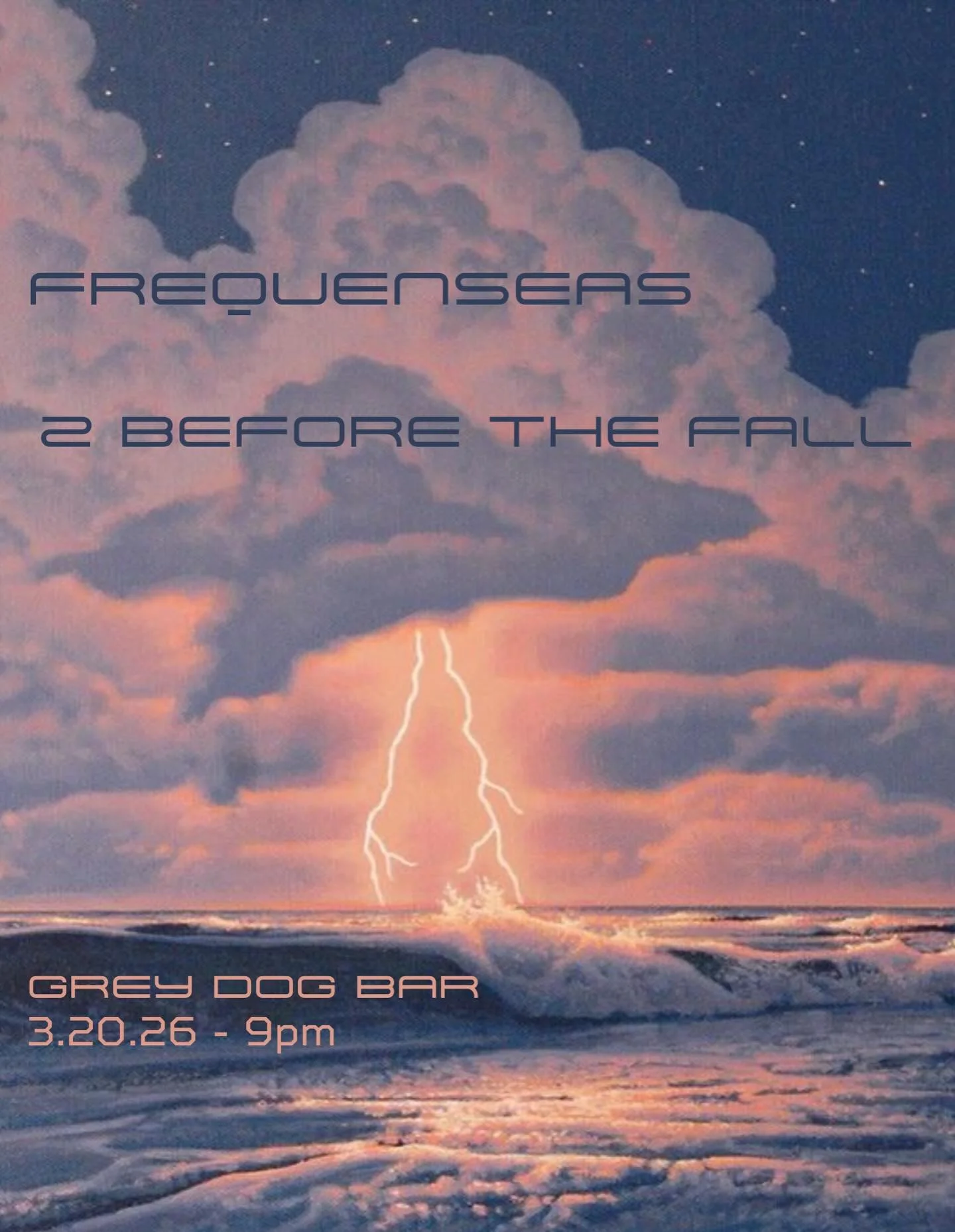 This Friday night March 20th Frequenseas and 2 Before the Fall will be playing at 9pm, 21+, no cover!