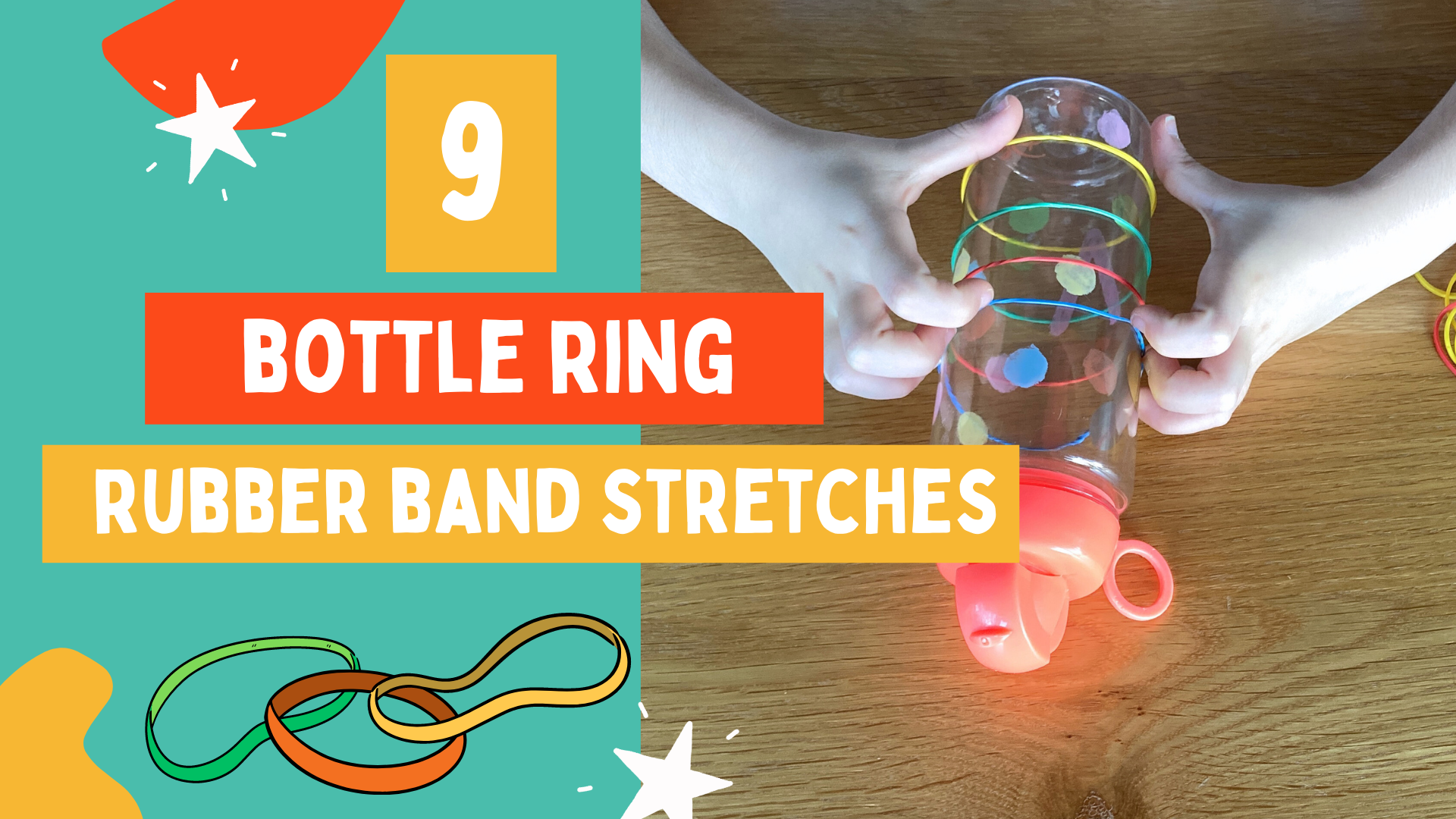 Hand Strengthening Activity with Blocks and Rubber Bands (So Easy