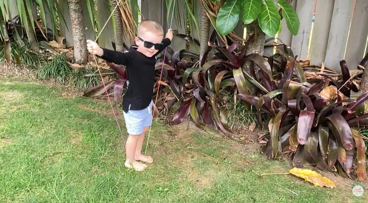 Child stretching elastic