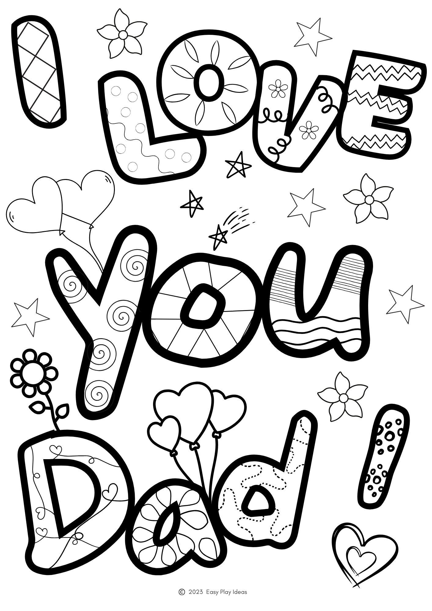 Father's Day Cards & Colouring — Easy Play Ideas for Kids