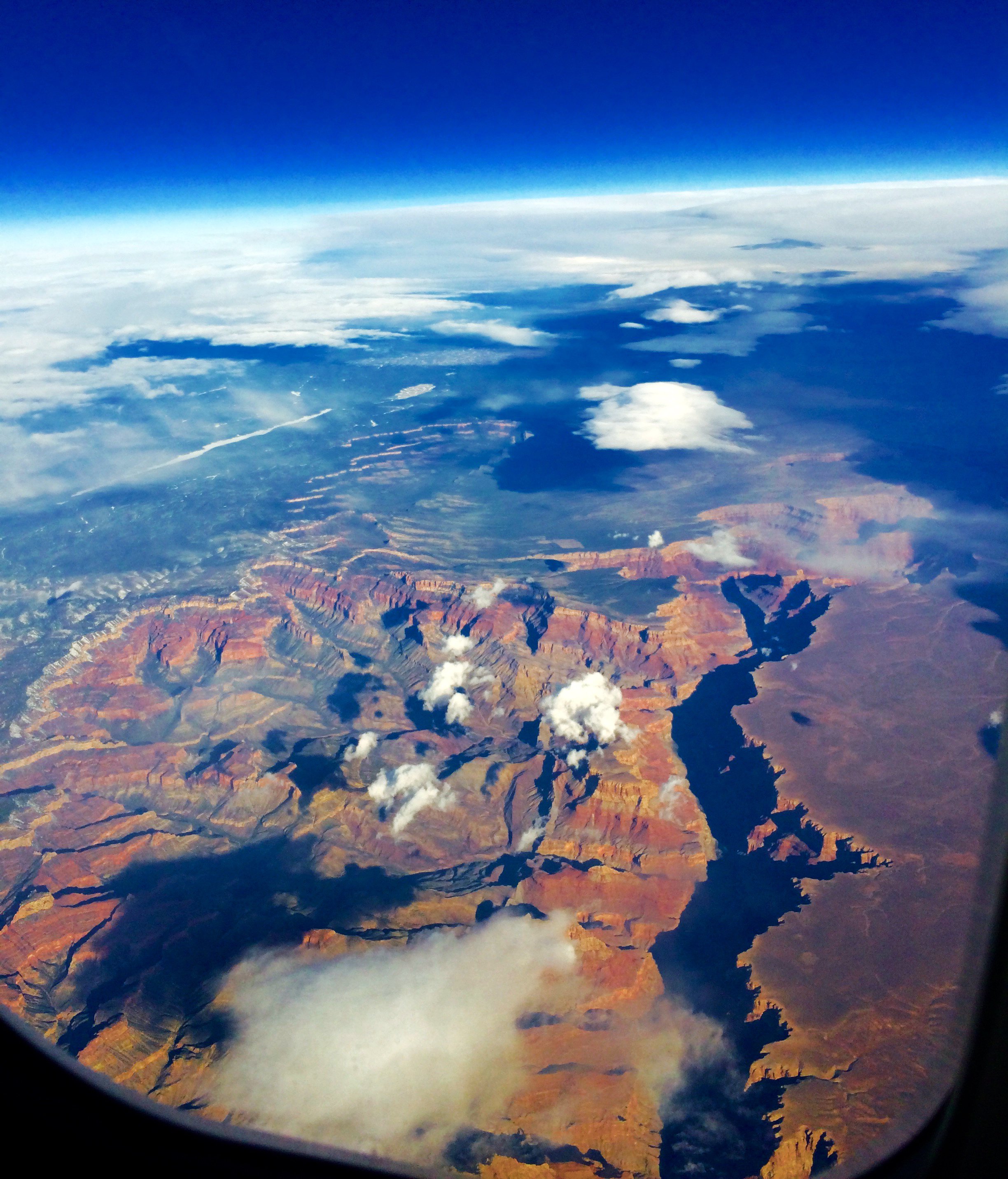Somewhere over Arizona