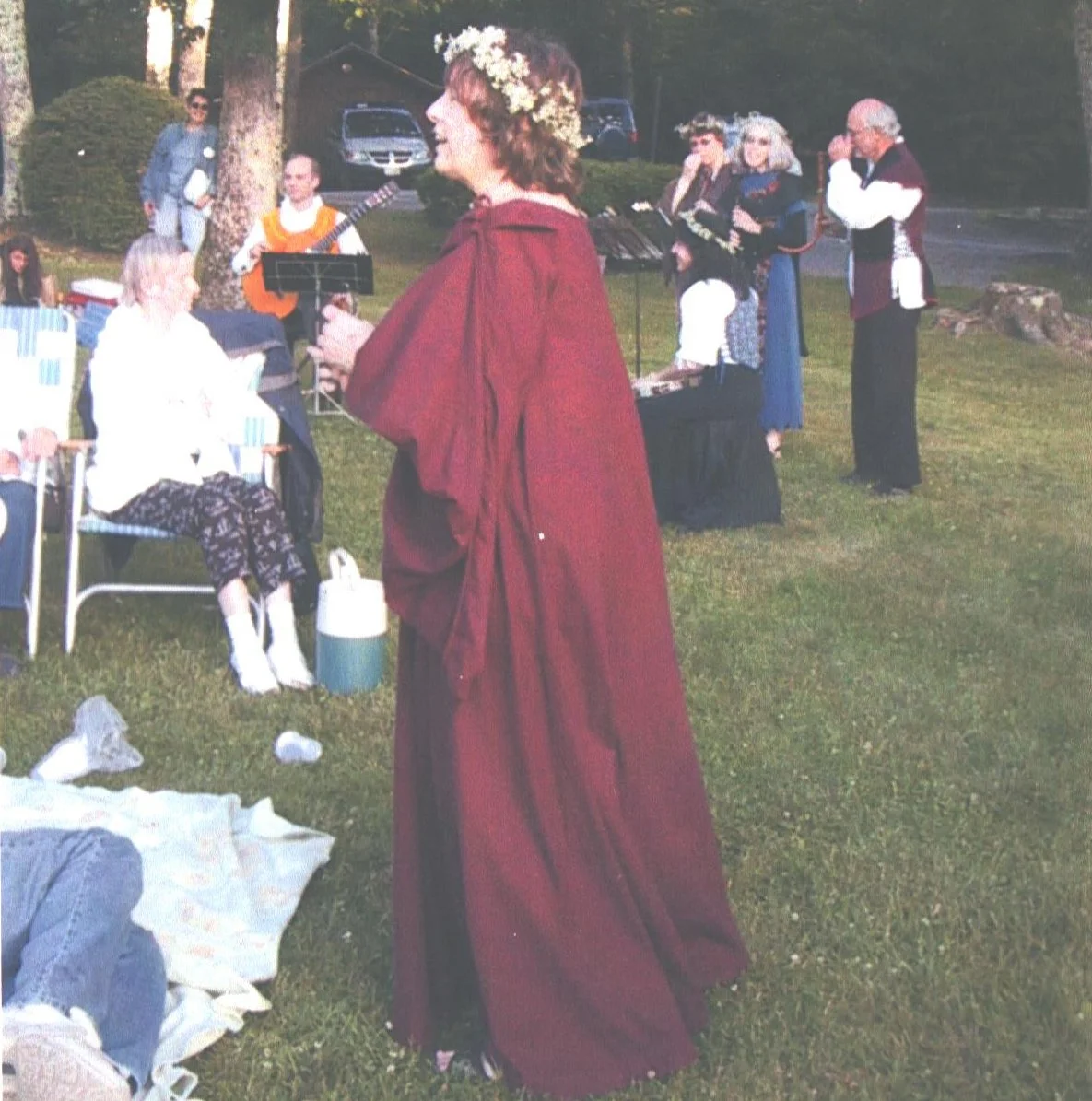 A Renaissance concert at Opus 40. Barbara conducting