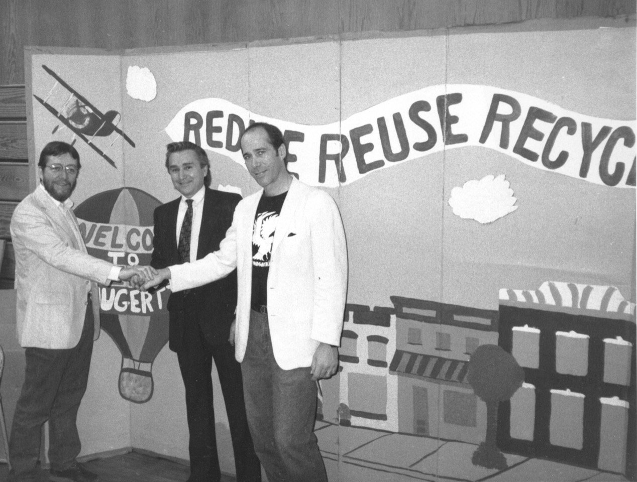 John Hall with Vernon Benjamin and Maurice  Hinchey