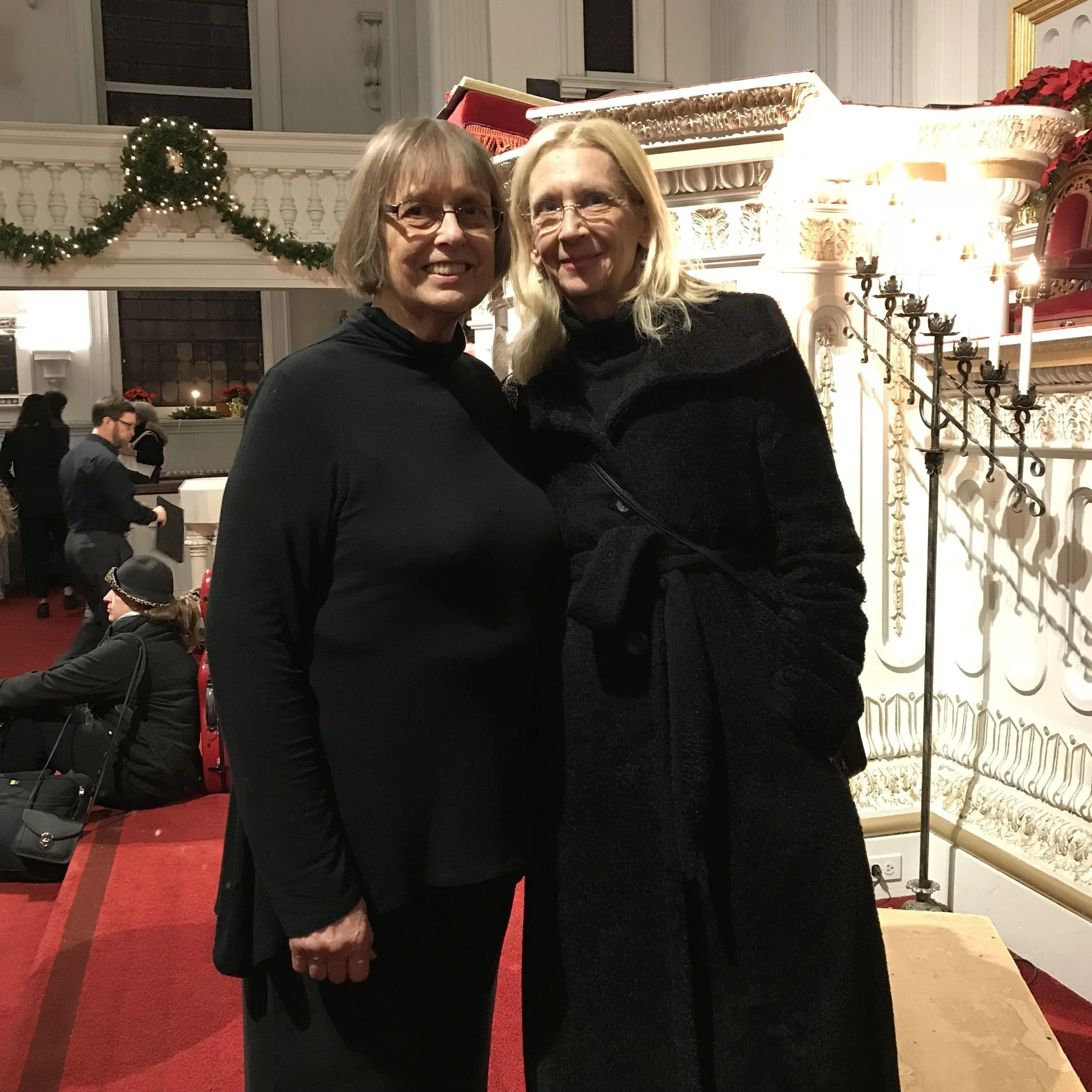 Barbara and me at the 2018 premiere of our finished opera