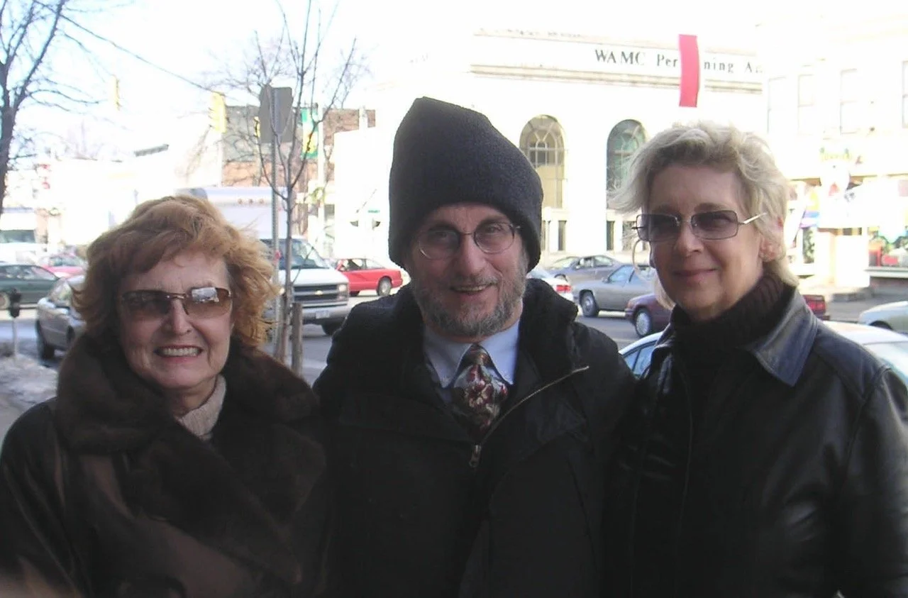 With Jeanne Hunter and Alan Chartock, stalwarts of WAMC