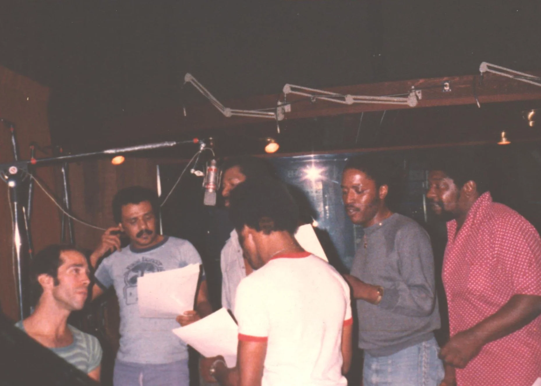 John Hall with Jimmy, Jerry, Jay Otis, Tubo and Joe of the Persuasions