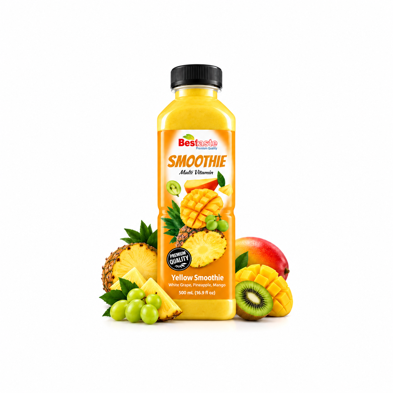 Bottle and fruit on white.png