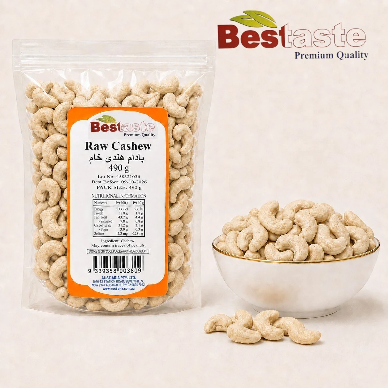Raw cashew