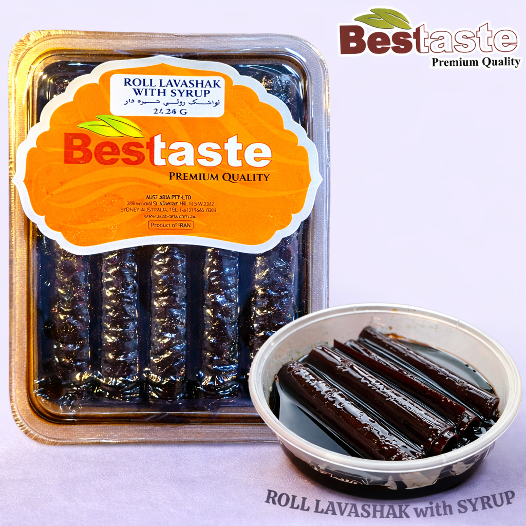 Roll Lavashak with Syrup