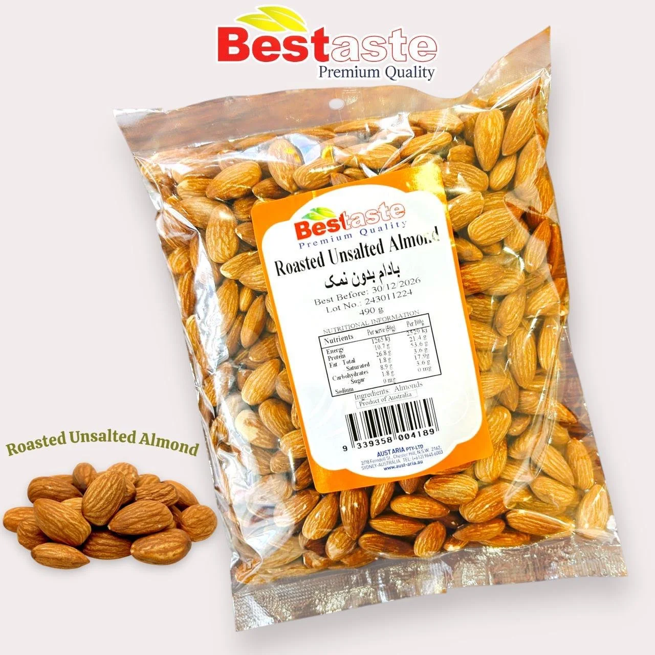 Roasted Unsalted Almond