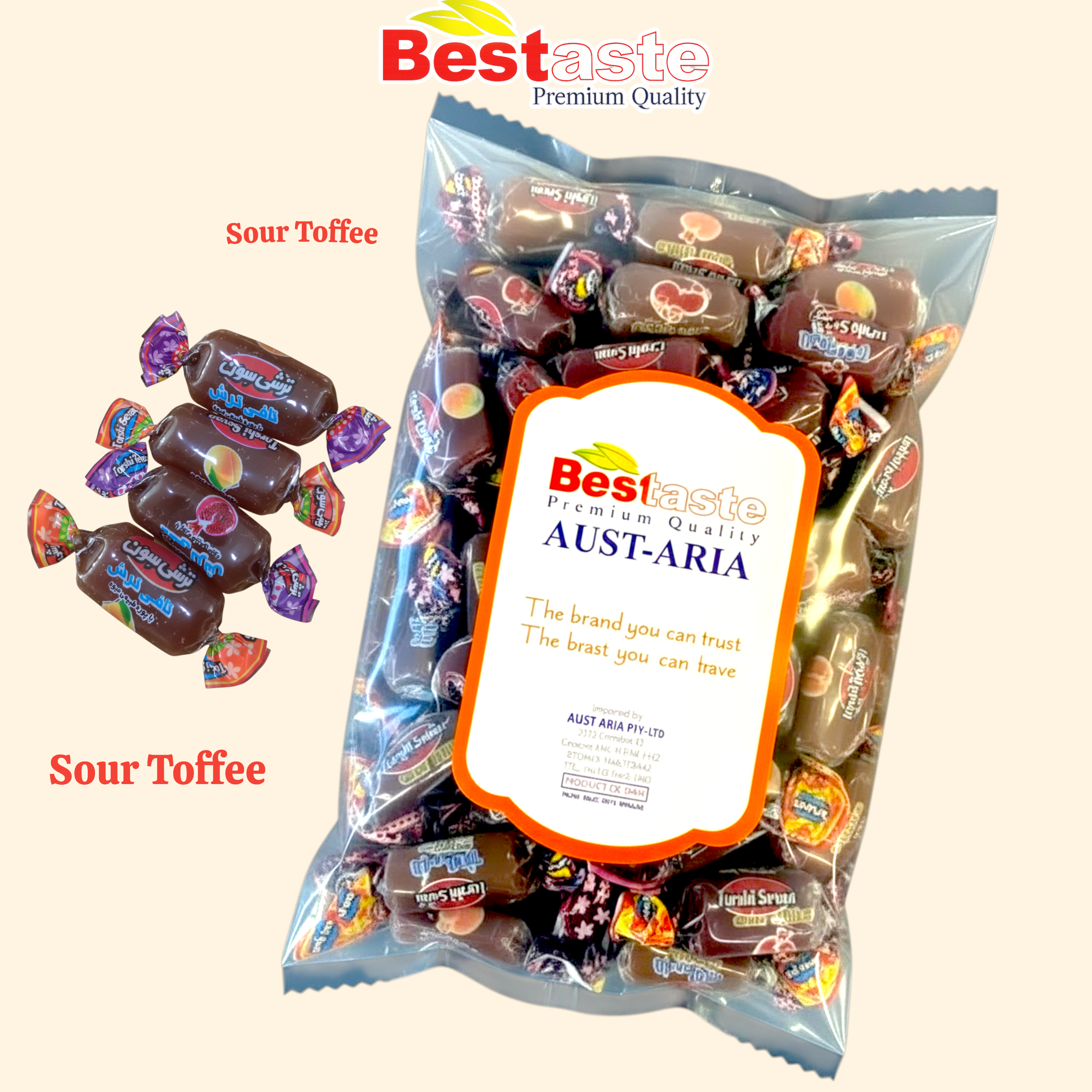 Fruit Roll Sour Toffee